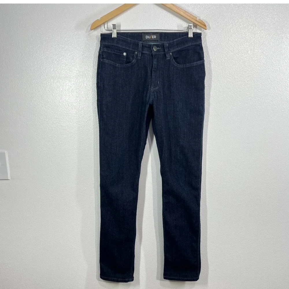 DU/ER L2X‎ Relaxed Taper Jeans Men Dark Wash Performance Stretch Denim Everyday
